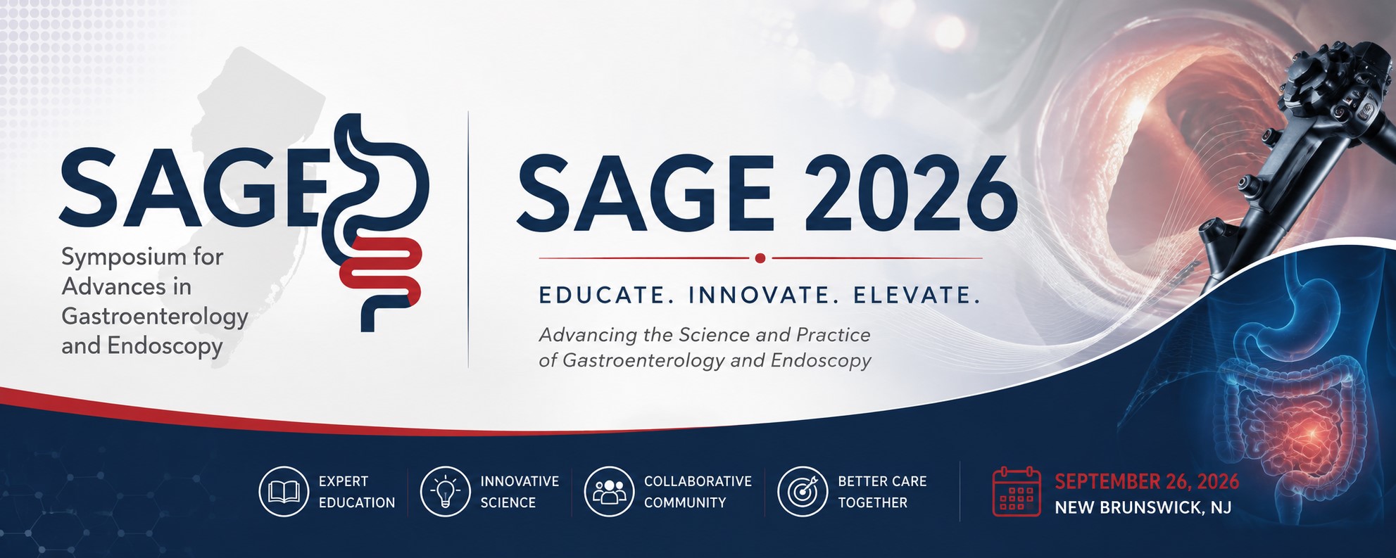 SAGE - Symposium for Advances in Gastroenterology and Endoscopy Banner